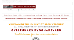Desktop Screenshot of gyllenhak.com